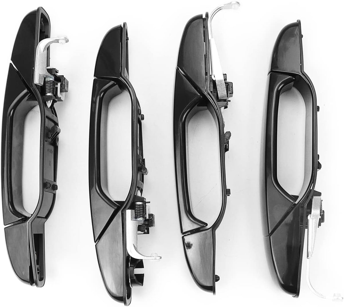 Black Exterior Door Handle Set of 4 N9363