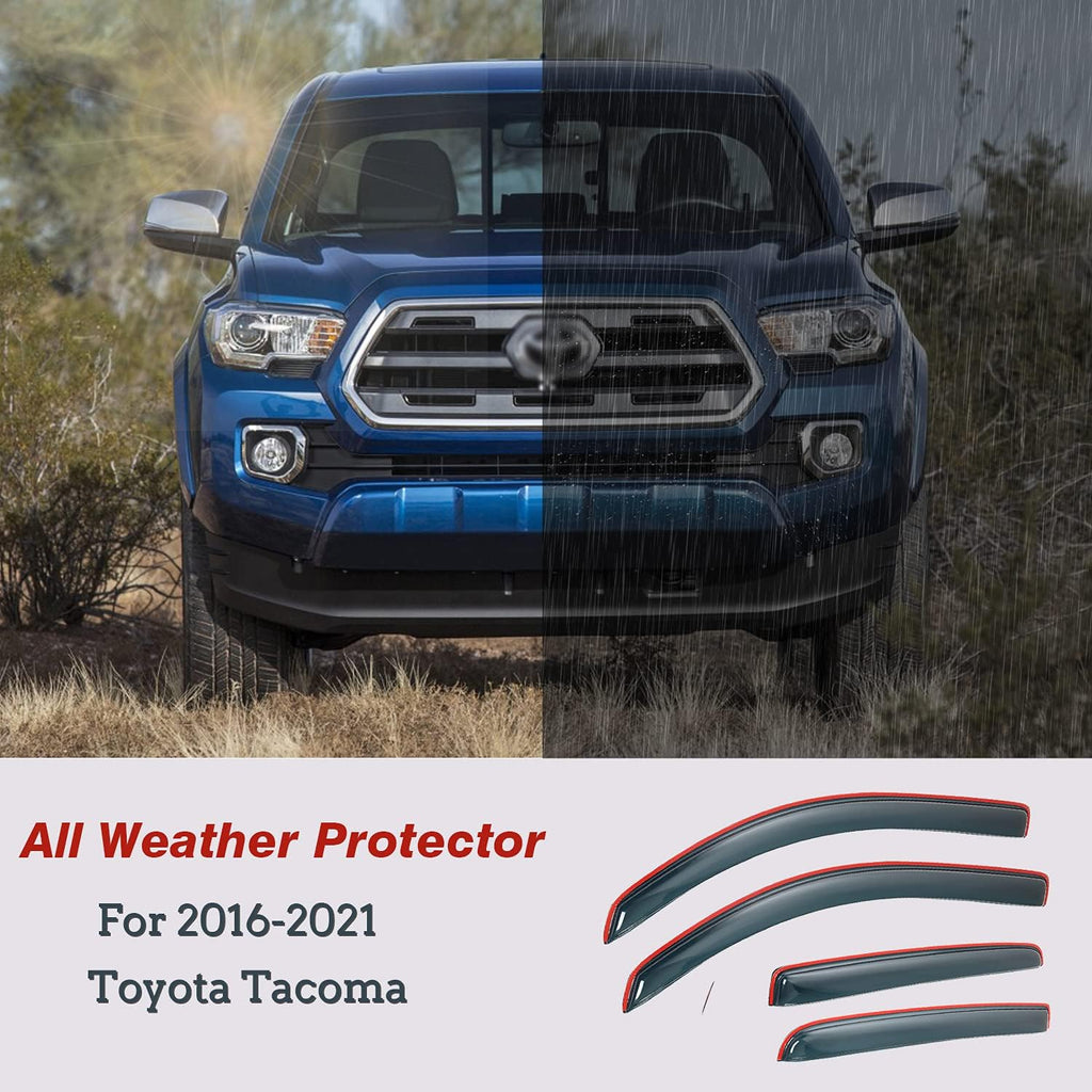 2016-2022 Tacoma Double Cab Side Window Deflectors R9471