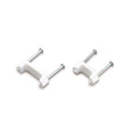 1/2 in. Plastic Staple 100-Pack Case of 10 White W6267