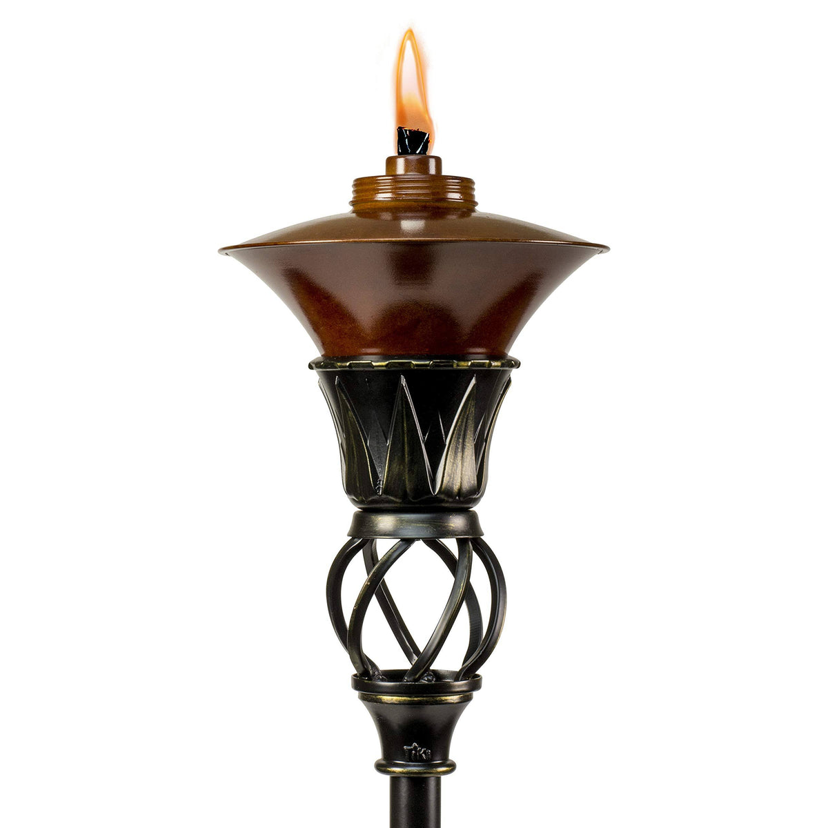 Brushed Copper Metal Torch R373