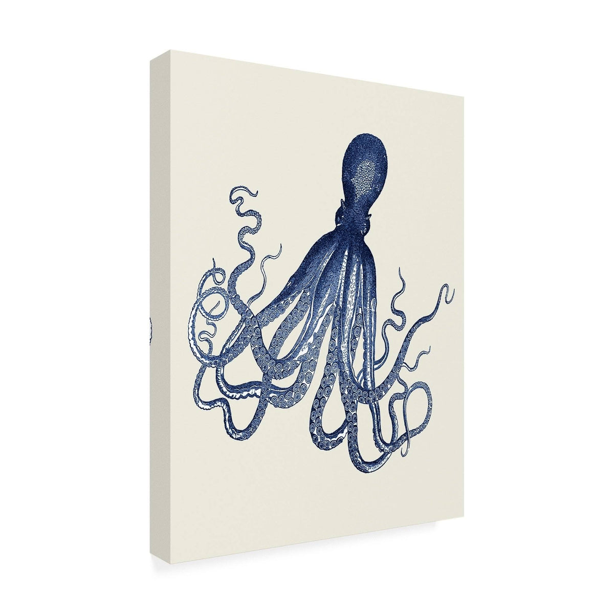 Blue Octopus Canvas Art 24x32 M993992