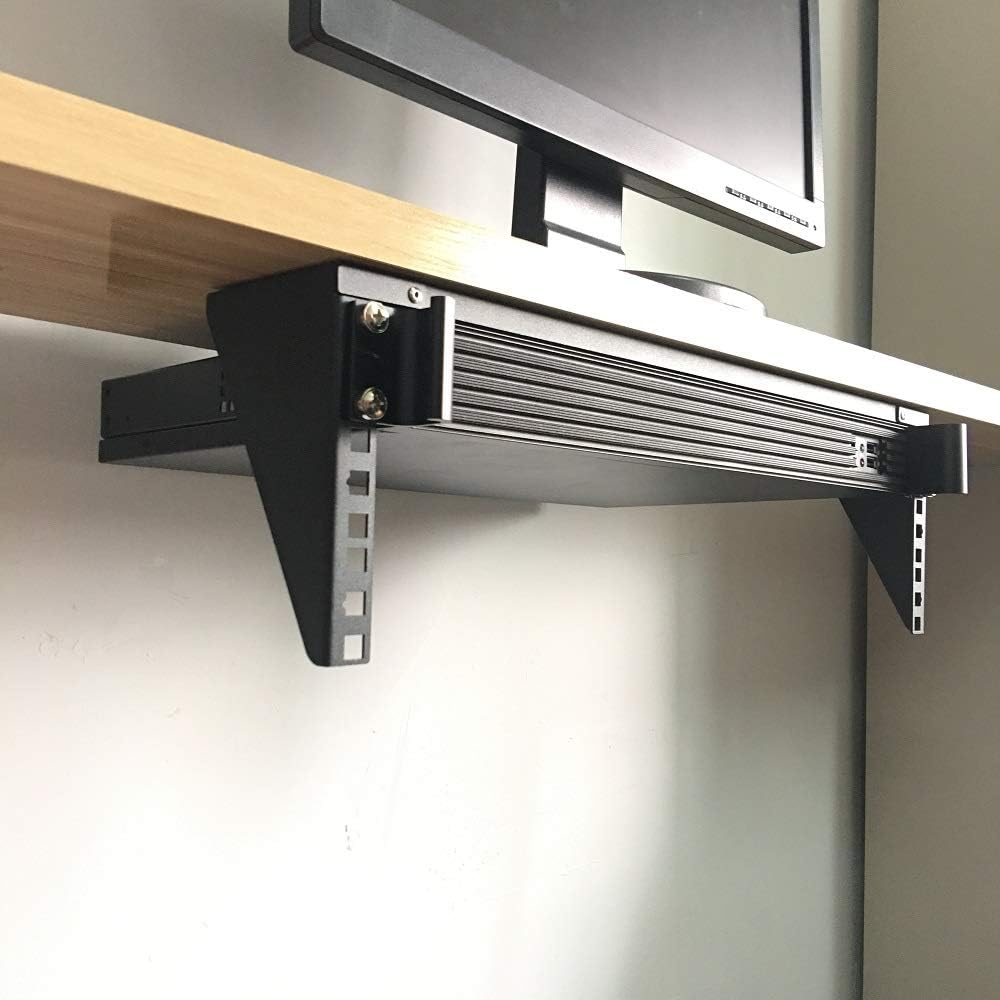 2U Foldable Cold Rolled Steel Vertical Wall Mount Rack N573890