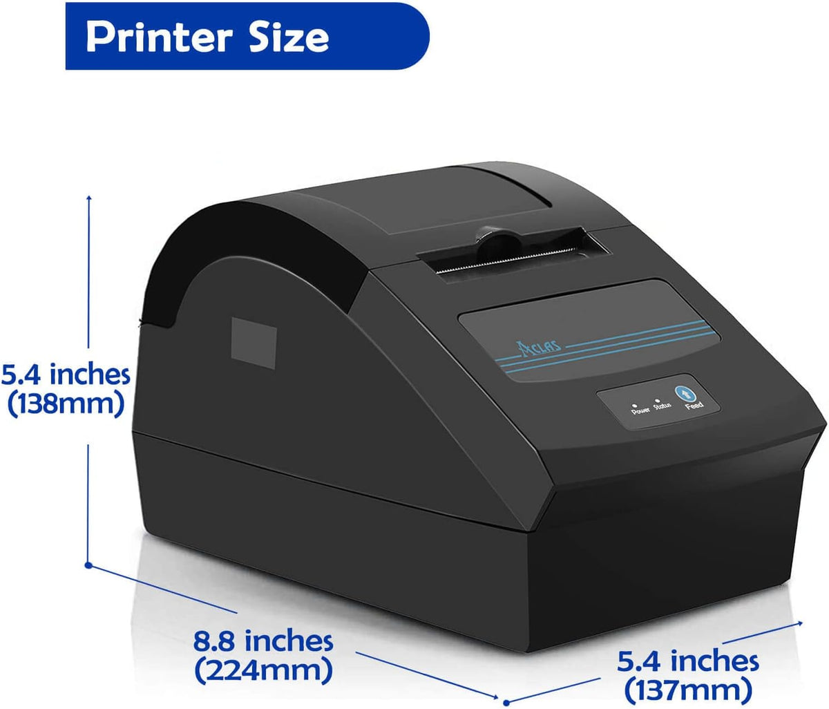 3'1/8 Direct Thermal Receipt Printer 80mm USB Port Z2108