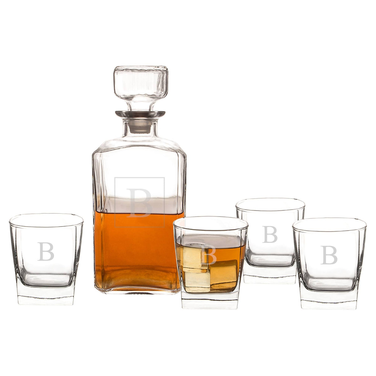5pc Monogram Decanter Set A65816