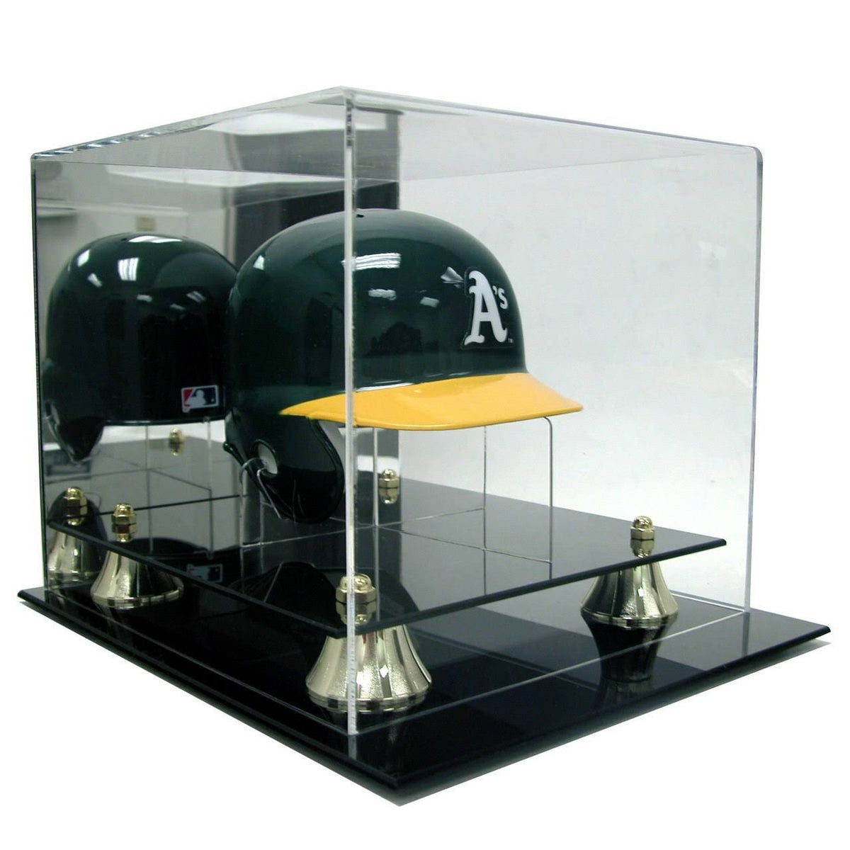 Mini Baseball Helmet Display Case with Stand S704