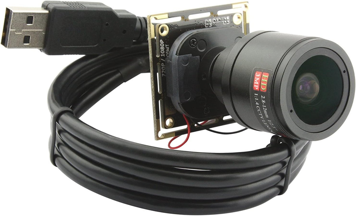 1080P Full HD USB Camera Module 2 Megapixel CMOS Board with 2.1mm Lens D78088