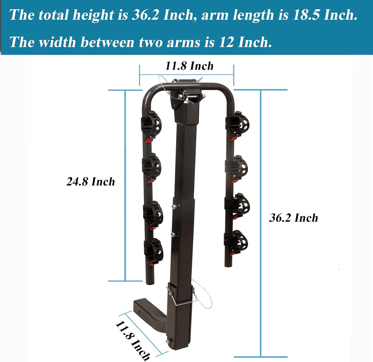 Bikes Hitch Rack 3-Bikes U525