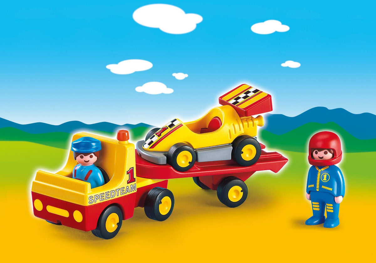 Tow Truck with Race Car H3021
