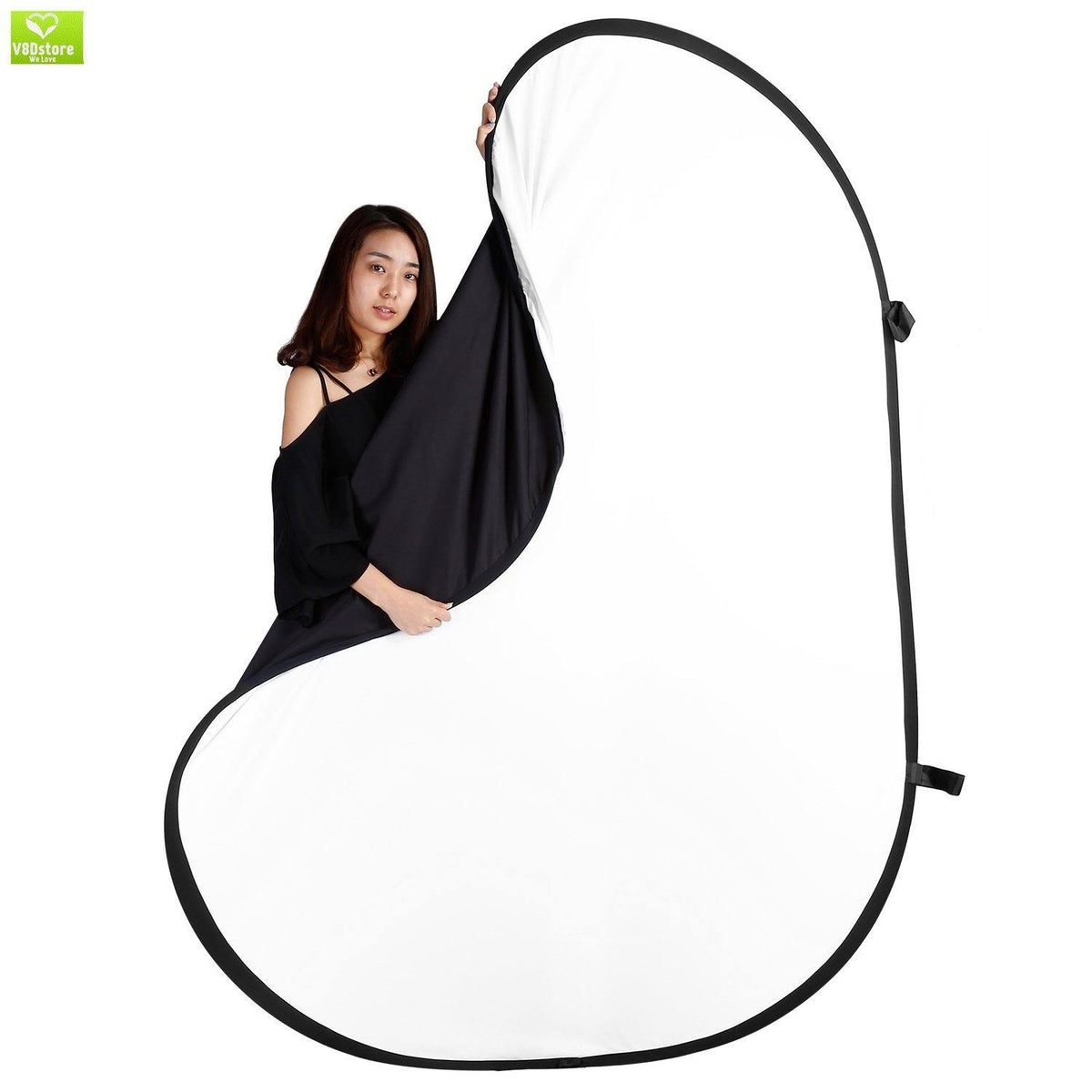 5ft x 6.5ft Double Sided Pop Out Backdrop with Carrying Case I203