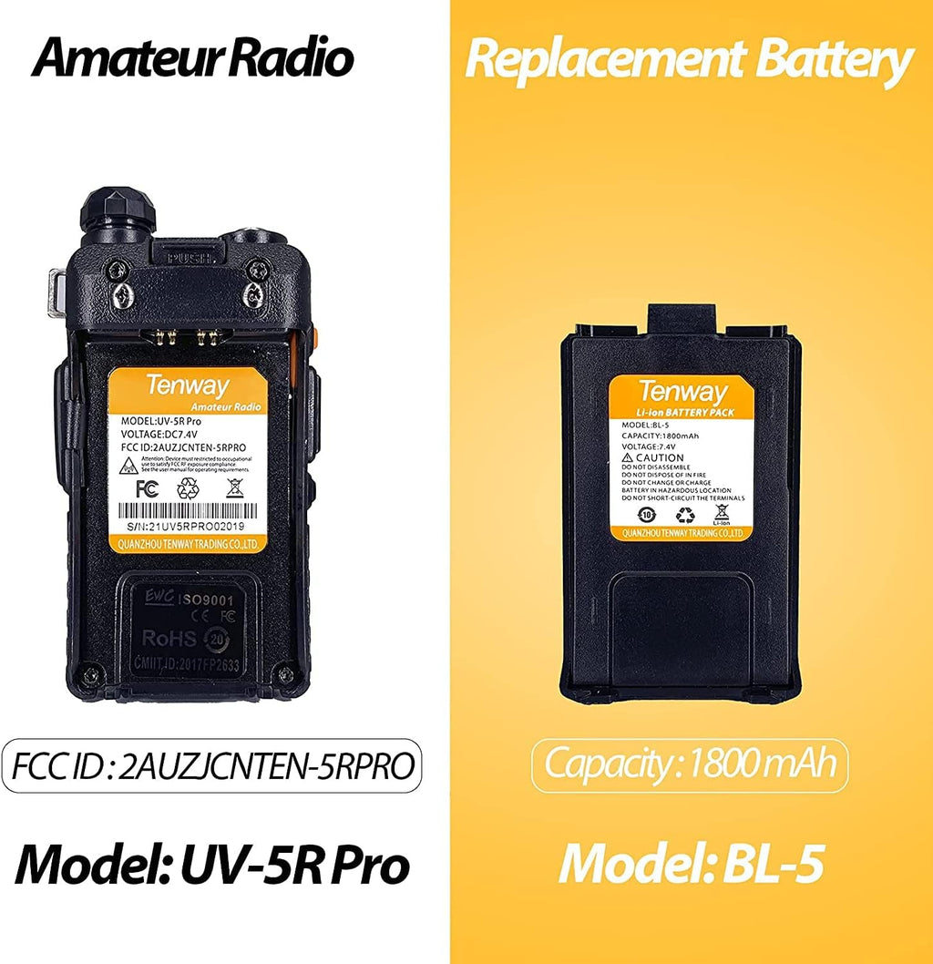 8W Dual Band Two Way Radio with Speaker Mic and Antenna 2Pack O770