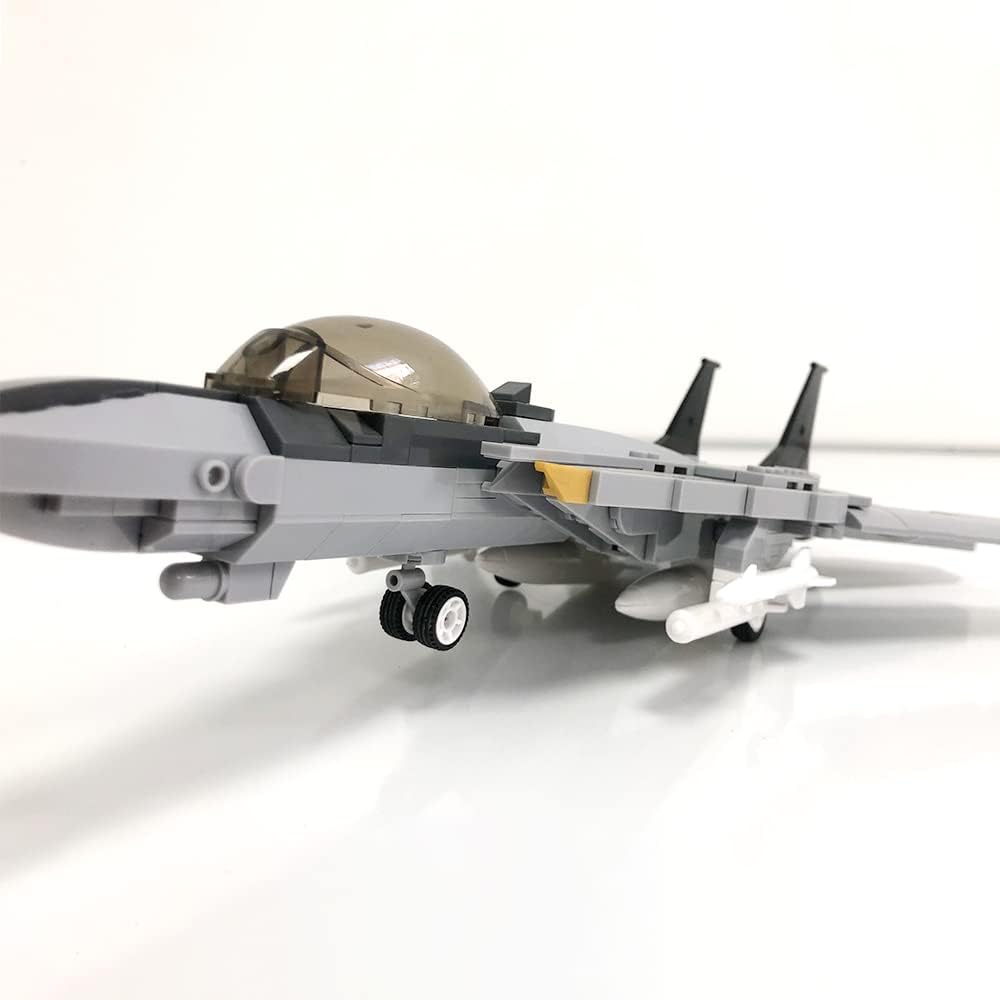404 Pieces Military Airplane Building Bricks Set with Figure G952