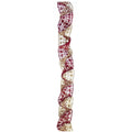 Red and Gold Christmas Ribbon Garland 76x22L H751