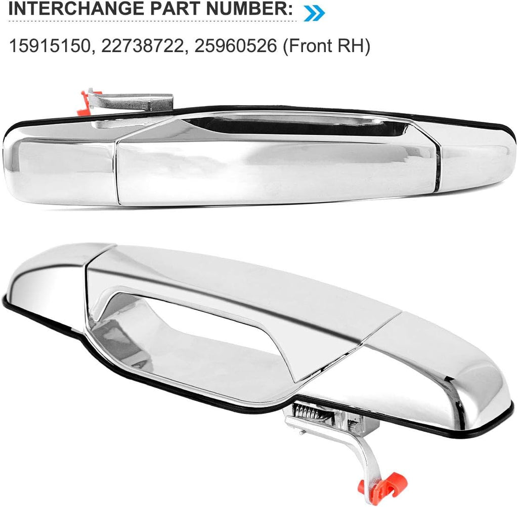 Door Handles 4 PCS Front Rear Driver & Passenger Side O208