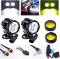 White/Yellow/Strobe 60W LED Motorcycle Spotlight K179