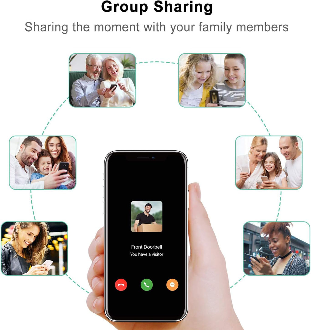 1080P HD Wireless Video Doorbell Camera with Chime I8890