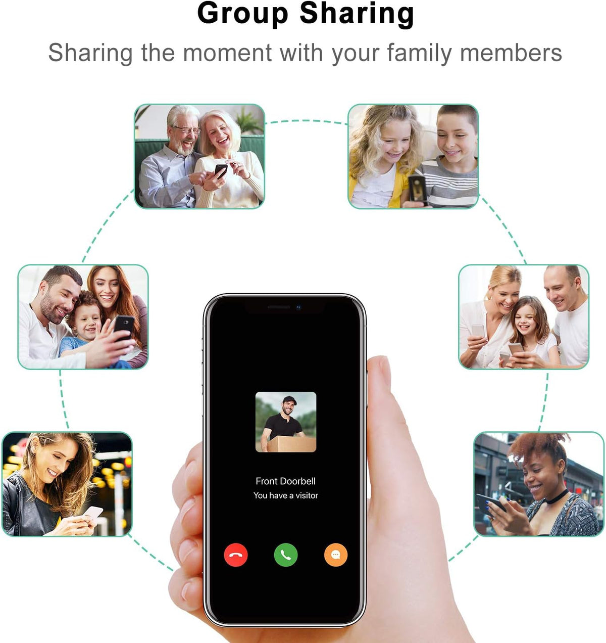 1080P HD Wireless Video Doorbell Camera with Chime I8890