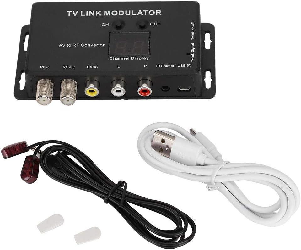 UHF Modulator AV to RF Converter with Channel Display I2055