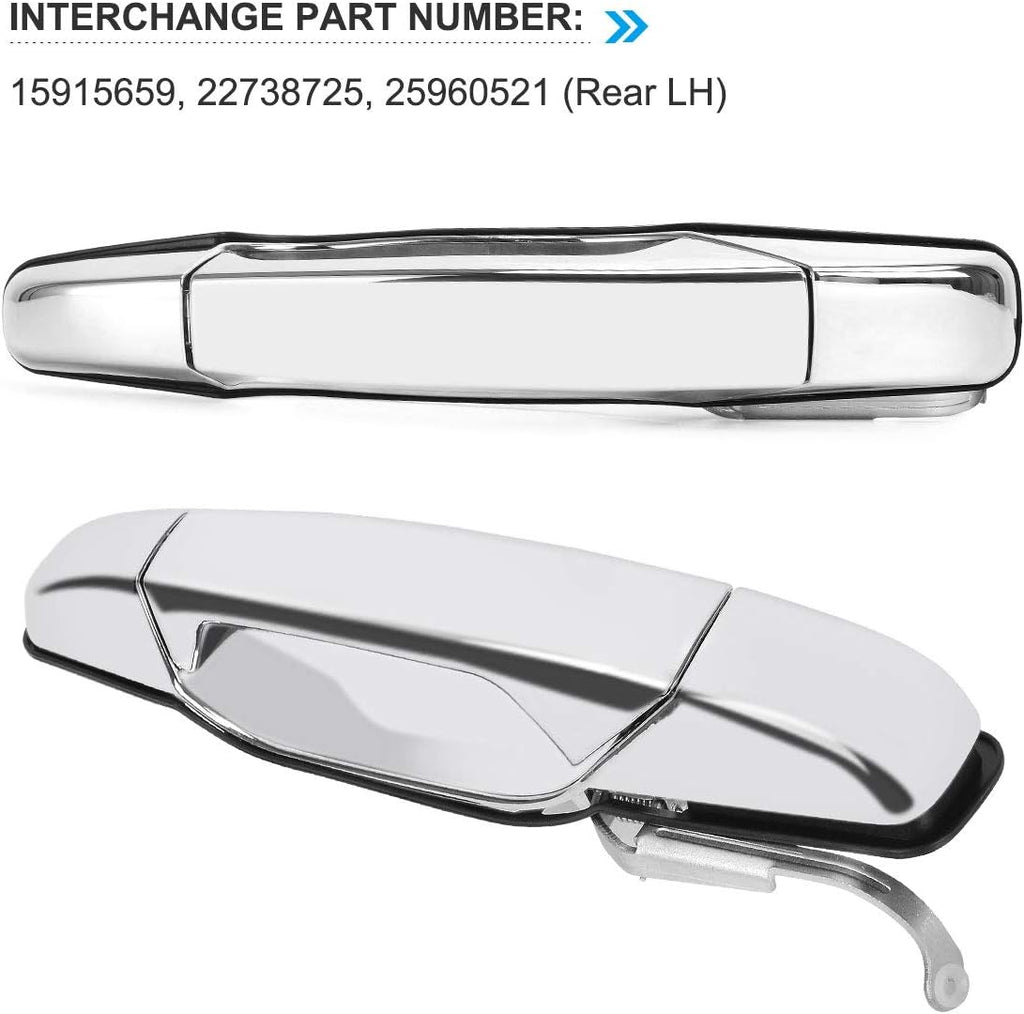 Door Handles 4 PCS Front Rear Driver & Passenger Side O208