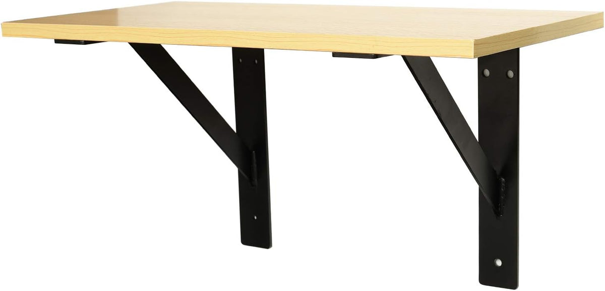 16'' x 12'' Black Heavy Duty Shelf Bracket W171