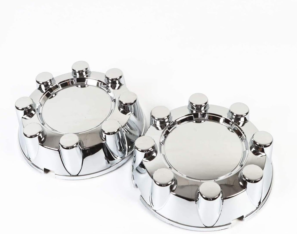 Chrome 8 Lug Wheel Center Hub Caps E8627