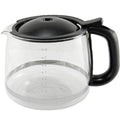 10 Cup Black Glass Carafe P49027