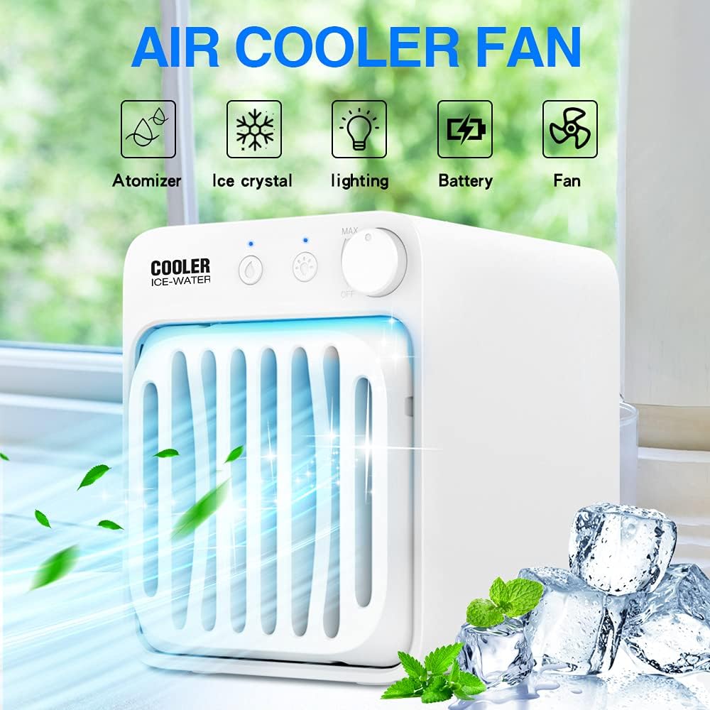 Portable USB Rechargeable Evaporative Air Cooler Fan T793