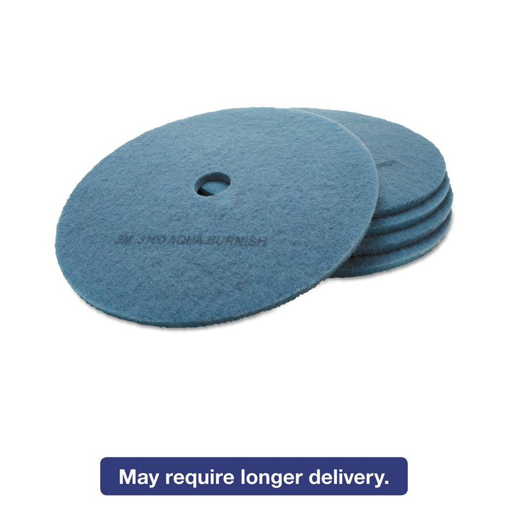 27x22 Aqua Floor Burnishing Pads 5/Carton K52912