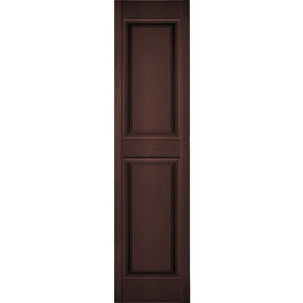 Vinyl Raised Panel Shutters J65536