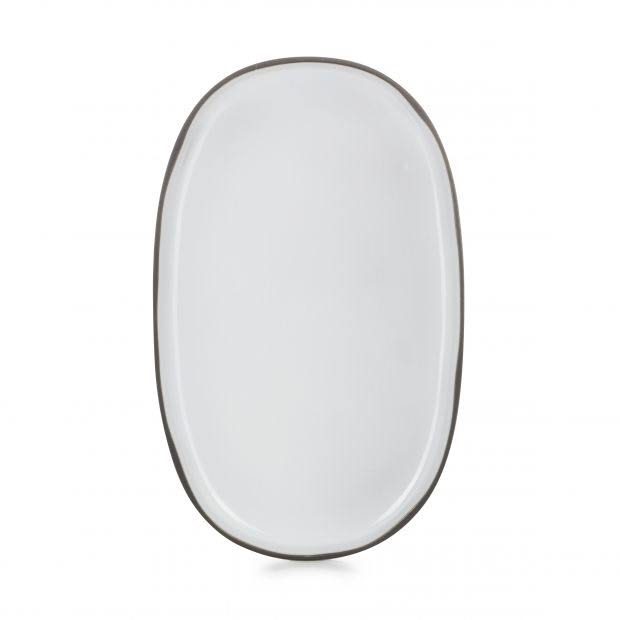 Large Oval Service Plate J3040