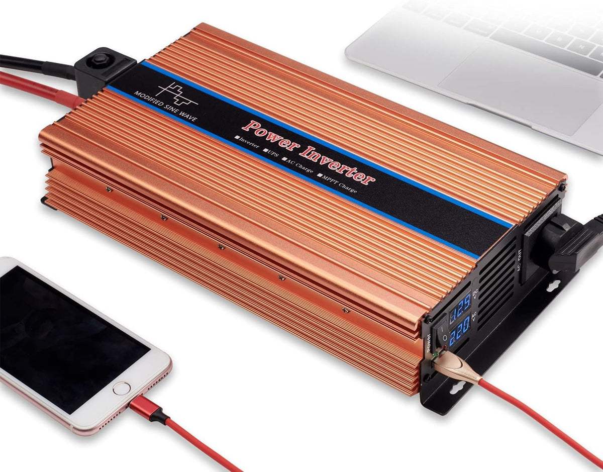 2000W Power Inverter DC 12V to AC 110V with LED Display U398094