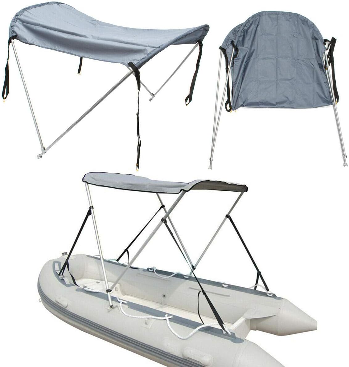 Foldable Bimini Top Boat Cover Canopy N487145