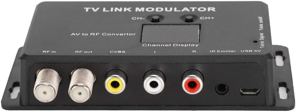 UHF Modulator AV to RF Converter with Channel Display I2055