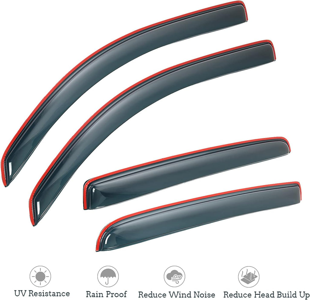 2016-2022 Tacoma Double Cab Side Window Deflectors R9471