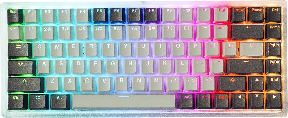 Hot Swappable Mechanical Keyboard 84-Key RGB Backlit Black C660