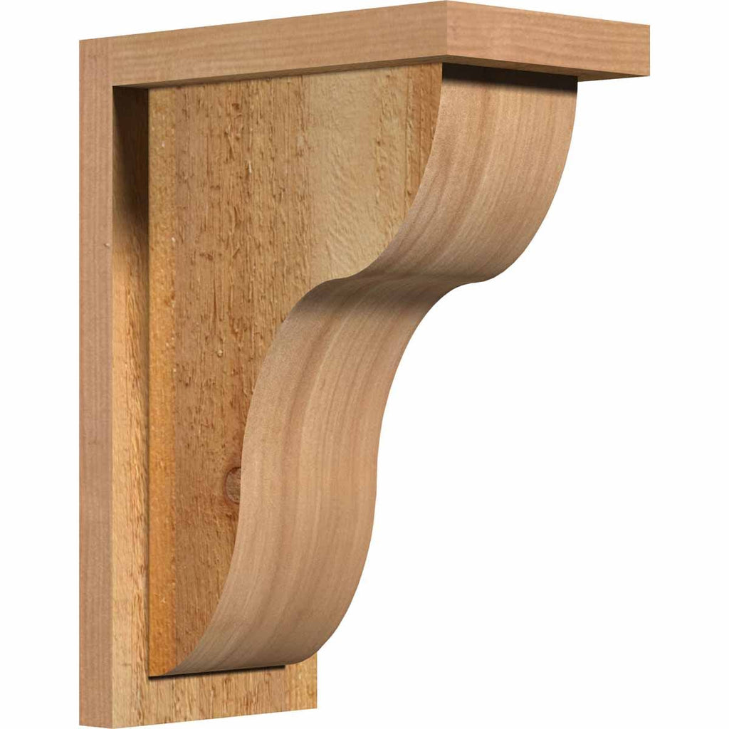 Rough Sawn Corbel with Backplate R8854