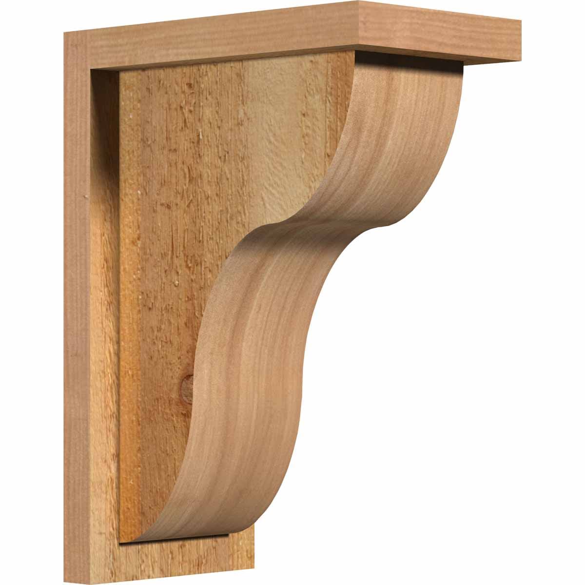 Rough Sawn Corbel with Backplate R8854