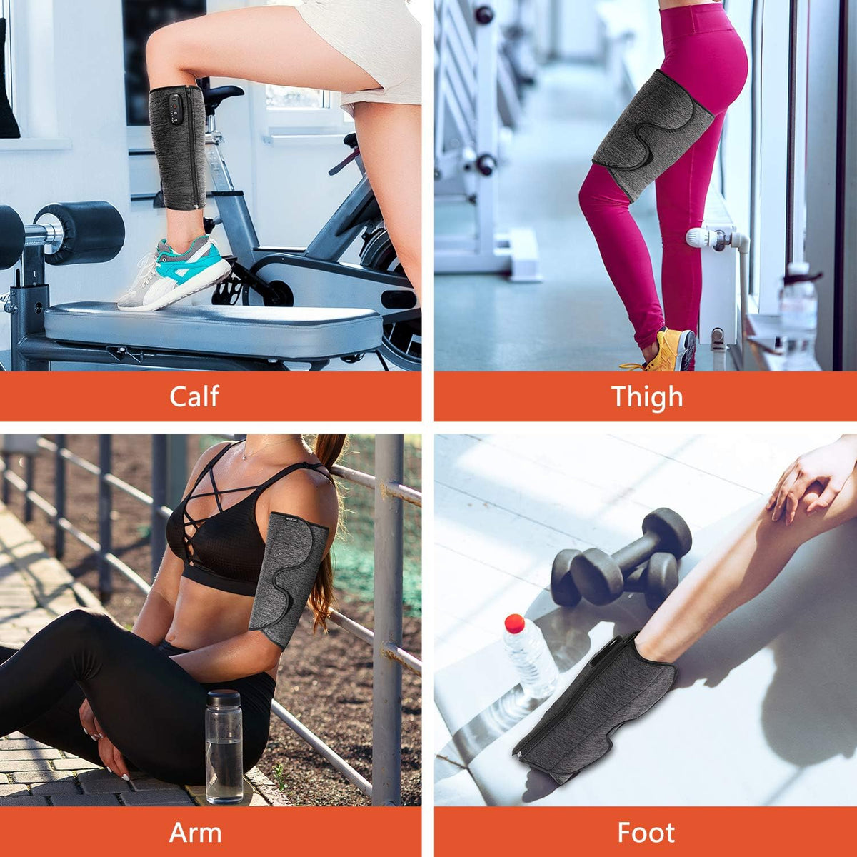 Rechargeable Wireless Air Compression Leg Massager D215908