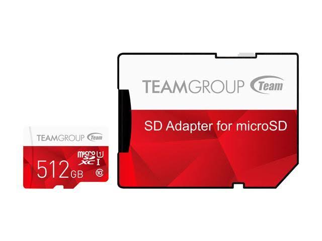 512gb microSDXC CL10 UHS-I Memory Card with SD Adapter W754425
