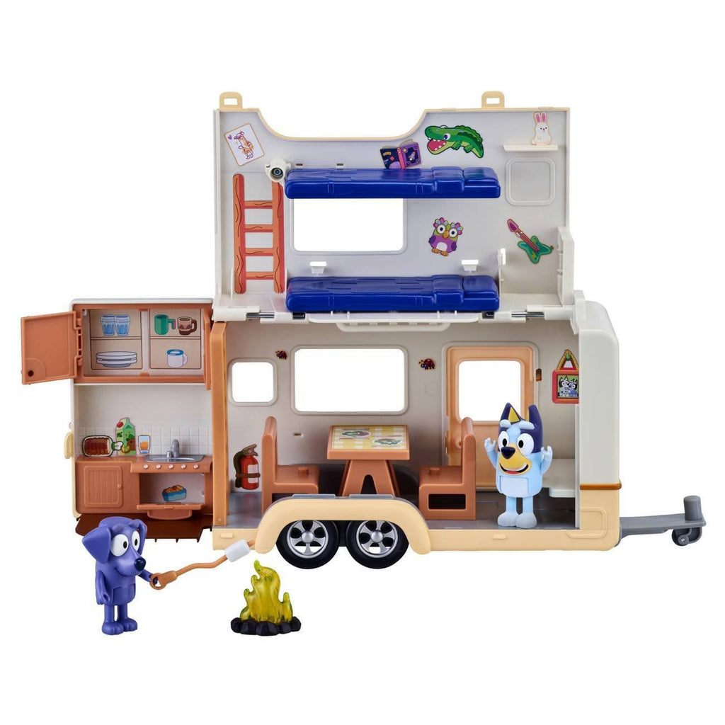 Bluey & Jean Luc Caravan Adventures Playset T21632