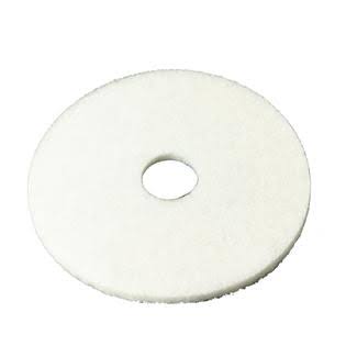 White Super Polish Pad 16x22 Floor Pad Case of 5 N864228
