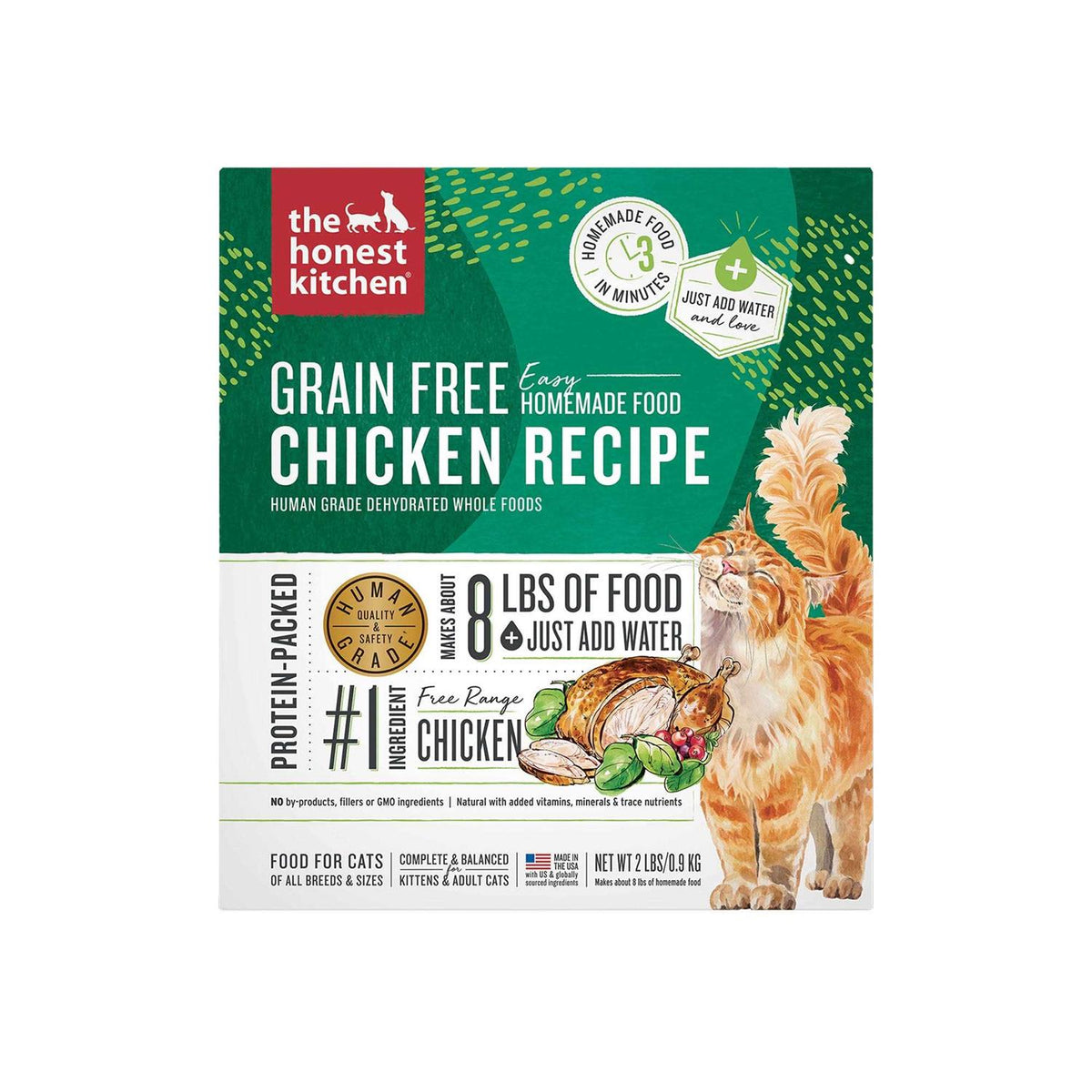 Chicken Grain-Free Dehydrated Cat Food K6669