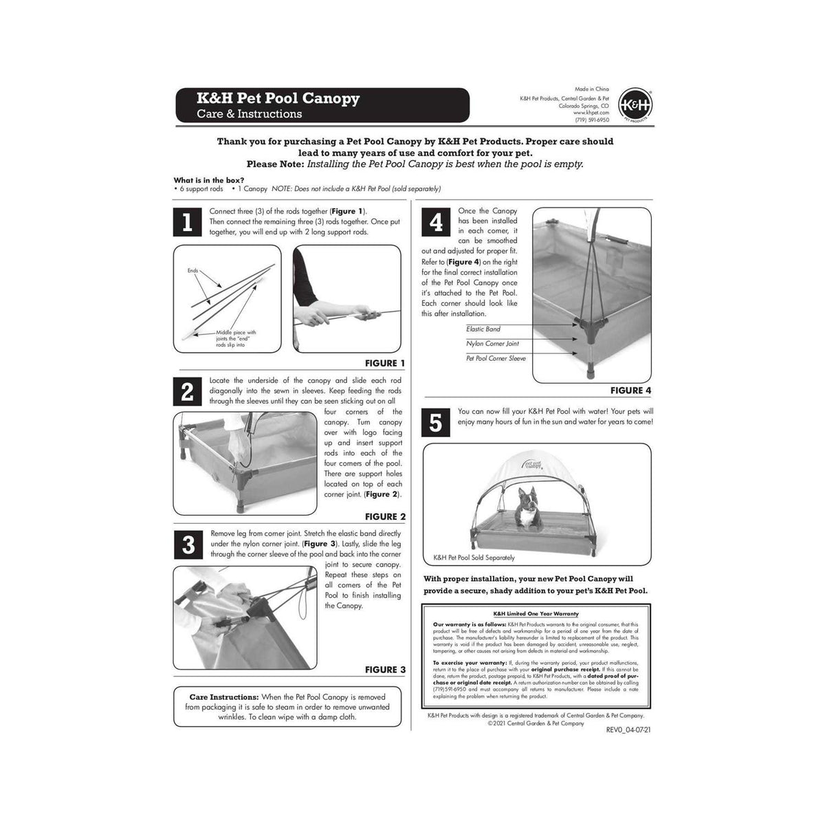 Pet Pool Canopy M4169