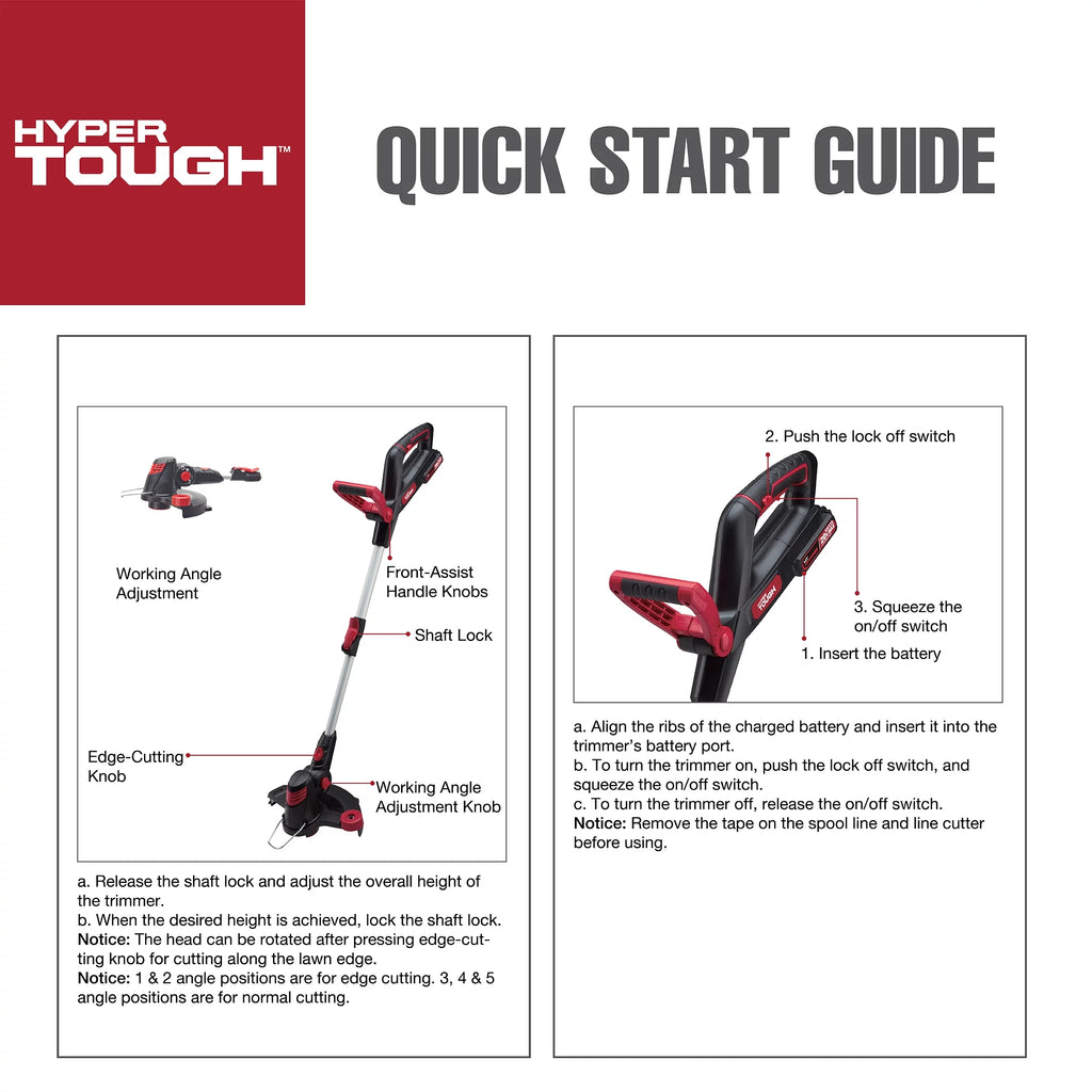 Cordless 12-inch String Trimmer D251