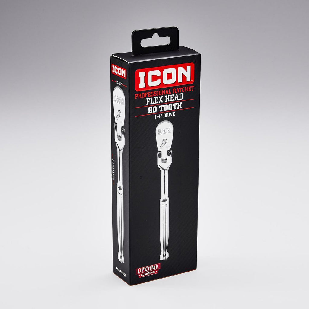 1/4 in. Drive Flex Head Ratchet H28069