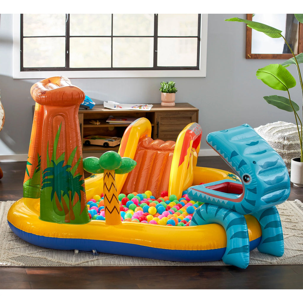 Inflatable Kids Dinosaur Play Center Water Pool with Slide M3249
