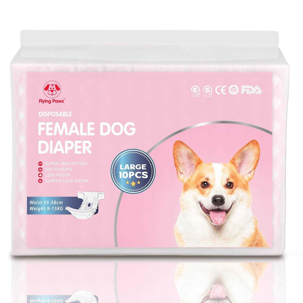 Disposable Female Dog Diapers with Adjustable Elastic Waistline B1858