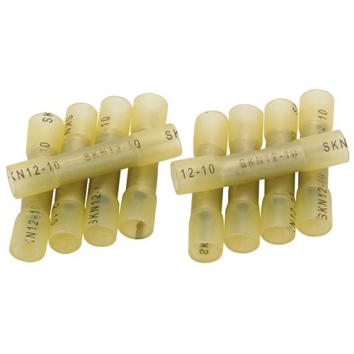 10-12 Gauge Watertight Heat-Shrink Butt Connectors, 10 Piece O5288