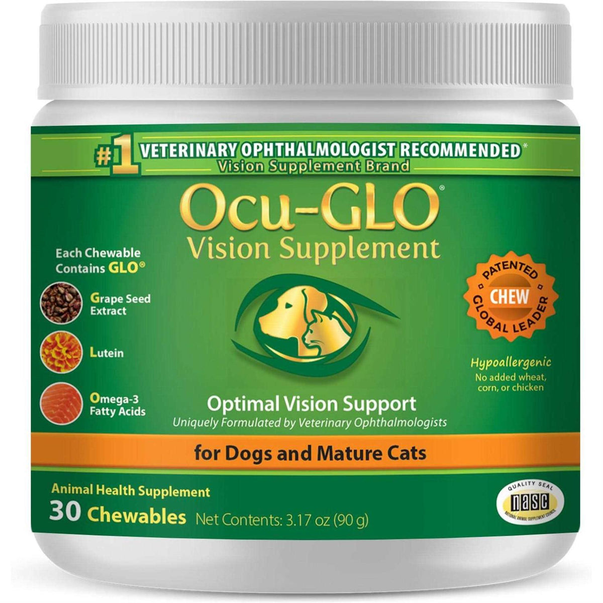 Vision Supplement Chewables for Dogs and Cats F2045
