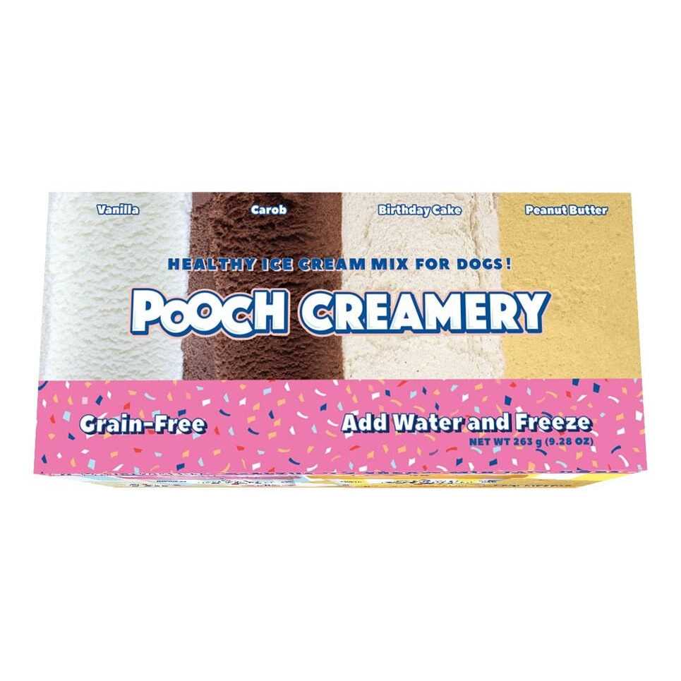Peanut Butter Carob Flavor Ice Cream Mix Dog Treats Y69061