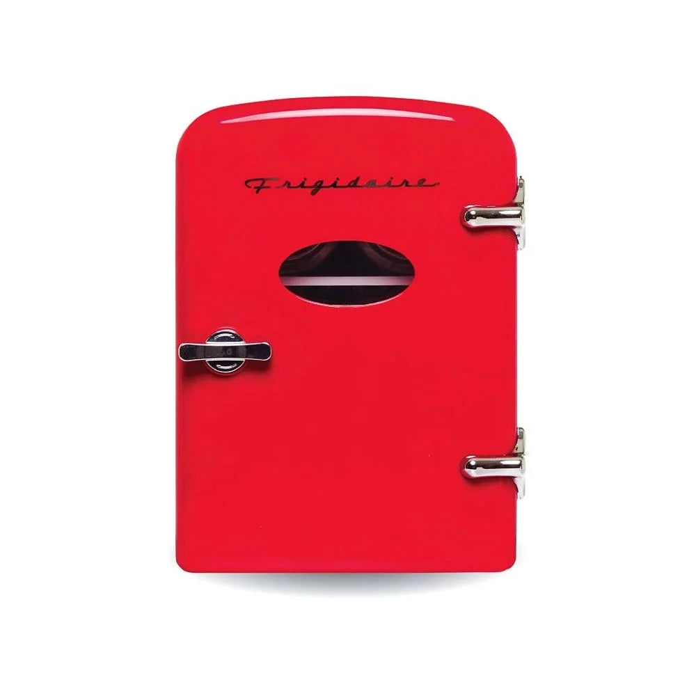 Red 6 Can Mini Beverage Refrigerator Q68992